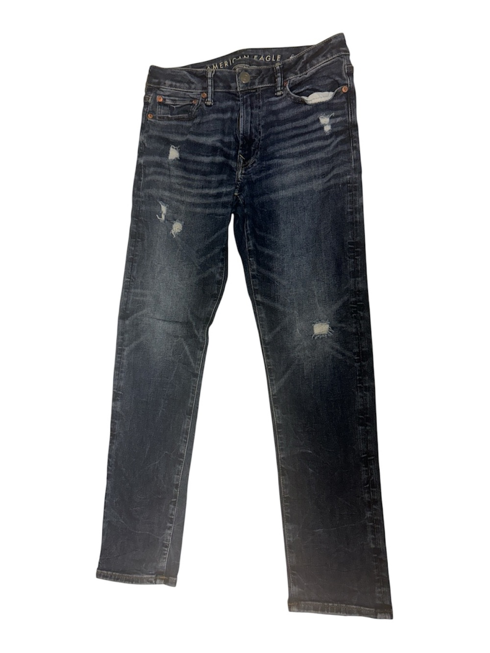 American Eagle Airflex 360 Distressed Skinny Jeans 30x30